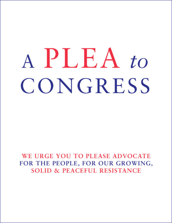 A Plea to Congress